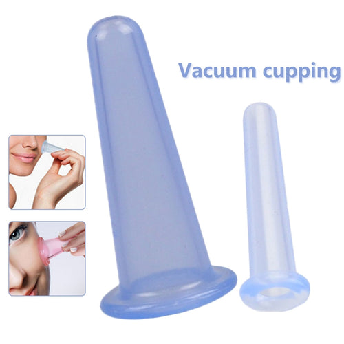 Meridian health vacuum cupping beauty face massager health care tank face silicone cupping silicone massage cup