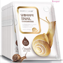 Load image into Gallery viewer, Bioaqua Sheet Mask Snail Essence Facial Mask Skin Care Face Mask Remove blackheads Hydrating Moisturizing Mask korean skin care