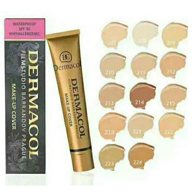 HobbyLane Full 13 Colors Coverage Foundation Long Lasting Waterproof Makeup Cover Cream Eye Dark Concealer Natural Matte Finish