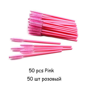 Disposable Eyelash brush 25/50 Pcs/Pack Eye Lash Makeup Brushes Mini Mascara Wands Brush Eyelash Extension Tool Makeup Brush Set