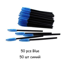 Load image into Gallery viewer, Disposable Eyelash brush 25/50 Pcs/Pack Eye Lash Makeup Brushes Mini Mascara Wands Brush Eyelash Extension Tool Makeup Brush Set