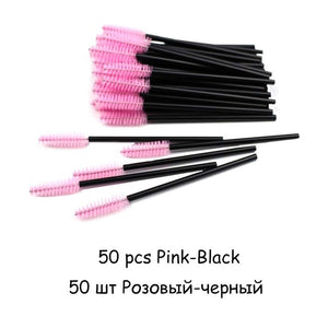 Disposable Eyelash brush 25/50 Pcs/Pack Eye Lash Makeup Brushes Mini Mascara Wands Brush Eyelash Extension Tool Makeup Brush Set