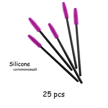 Load image into Gallery viewer, Disposable Eyelash brush 25/50 Pcs/Pack Eye Lash Makeup Brushes Mini Mascara Wands Brush Eyelash Extension Tool Makeup Brush Set
