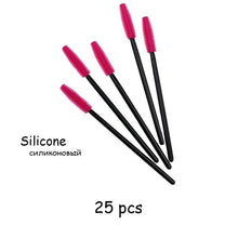 Load image into Gallery viewer, Disposable Eyelash brush 25/50 Pcs/Pack Eye Lash Makeup Brushes Mini Mascara Wands Brush Eyelash Extension Tool Makeup Brush Set