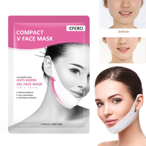 EFERO Face Slim V-Line Lift Up Mask Face Cheek Chin Neck Slimming Thin Belt Beauty Delicate Thin Face Mask Slimming Bandage Tool