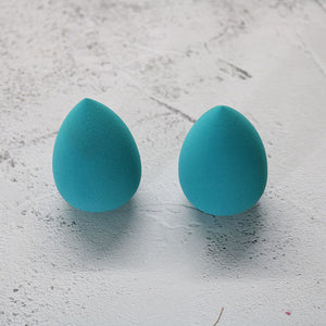 hzm 1pcs Smooth Cosmetic Puff Dry Wet Use Makeup Foundation Sponge Beauty Face Care Tools Accessories Water-drop Shape YA320