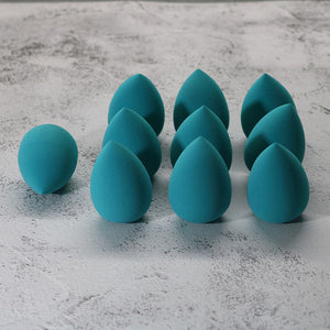 hzm 1pcs Smooth Cosmetic Puff Dry Wet Use Makeup Foundation Sponge Beauty Face Care Tools Accessories Water-drop Shape YA320