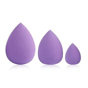 3pcs Beauty Makeup Sponge Smooth Soft Sponge Foundation Puff 2018 new selling