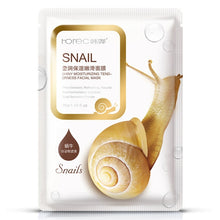 Load image into Gallery viewer, Bioaqua Sheet Mask Snail Essence Facial Mask Skin Care Face Mask Remove blackheads Hydrating Moisturizing Mask korean skin care