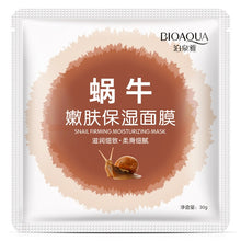 Load image into Gallery viewer, Bioaqua Sheet Mask Snail Essence Facial Mask Skin Care Face Mask Remove blackheads Hydrating Moisturizing Mask korean skin care