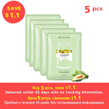 Load image into Gallery viewer, BEOTUA Face Mask Natural Fruit Extracts Hyaluronic Acid Facial Masks Moisturizing anti acne aging whitening Skin Care Masks